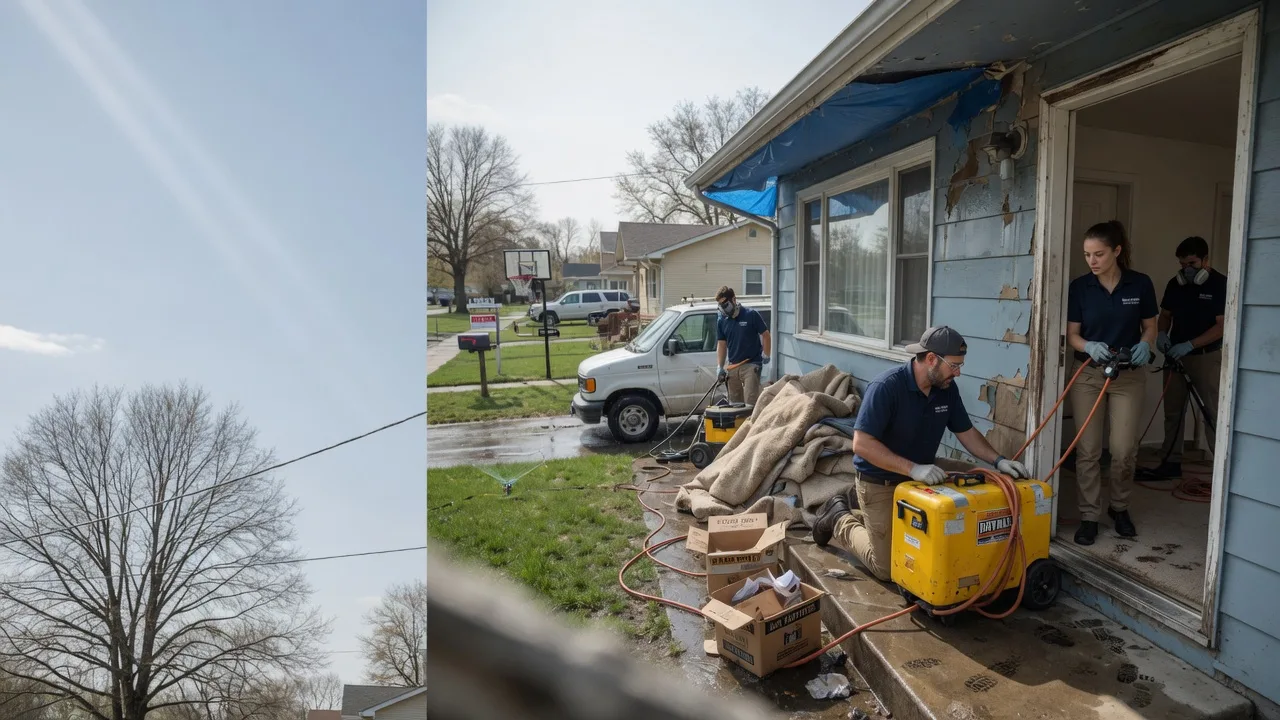 Basement Flood Cleanup in Sacred Heart, MN near me